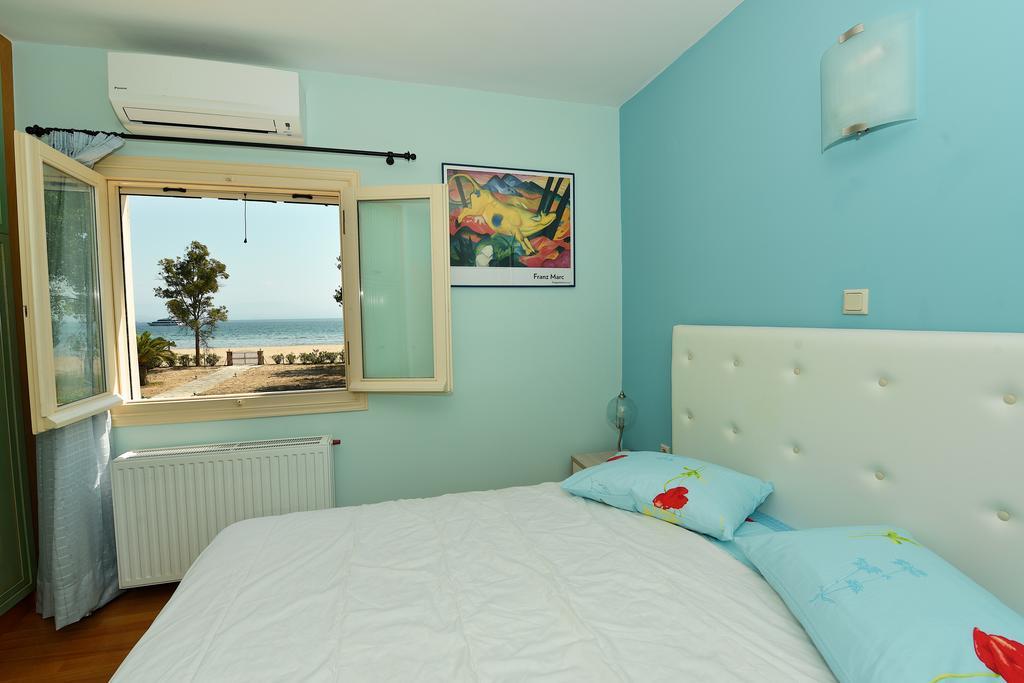 Antonia Beachfront Villa 레프킴미 외부 사진